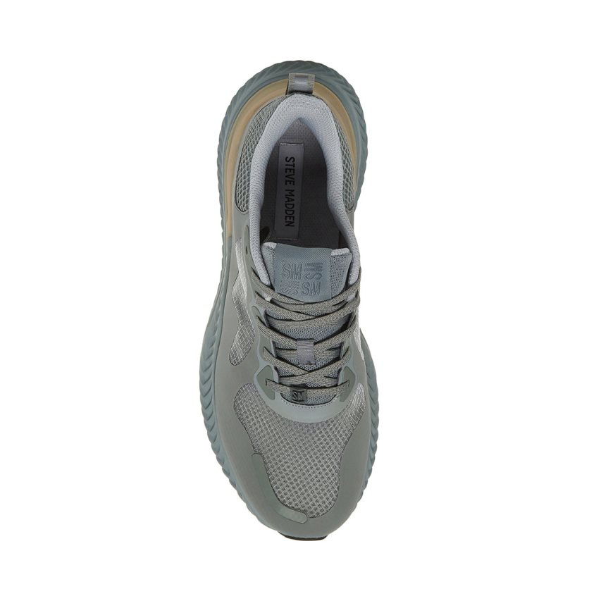 Sandalias de Diapositivas Steve Madden Salde Hombre Gris | ES IV621E